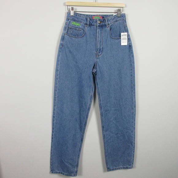 Empyre Tori Skate Billie Wash Jeans Relax Loose Fit Women 4 Cotton Baggy y2k 584 - Picture 1 of 11